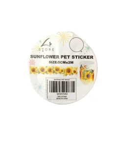 Sunflower PET Sticker 5cmx2m