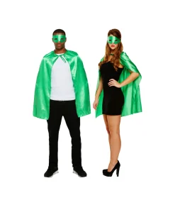 Superhero Cape Green Adult