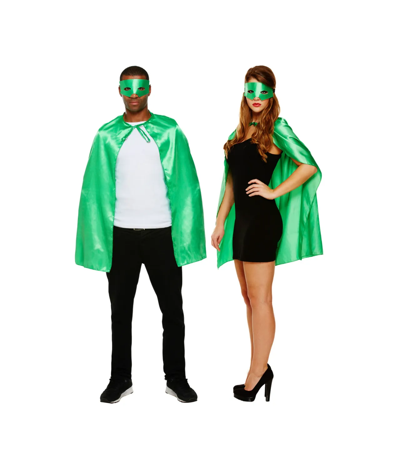 Superhero Cape Green Adult