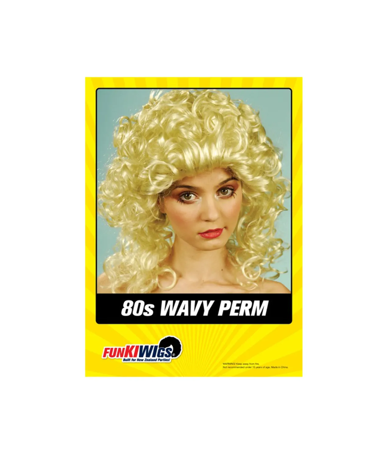80’s Wavy Perm Blonde