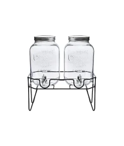 2 Tap Dispensers With Lids 4000ml