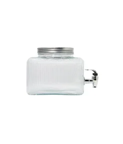 1 Tap Ribbed Dispenser With Metal Lid 3700ml