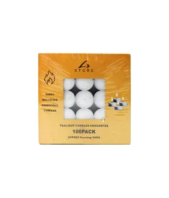Tealight Candles 9 Hour Burn 100pk