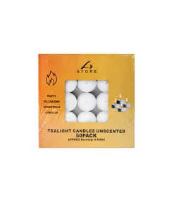 Tealight Candles 4-5 Hour Burn 50pk
