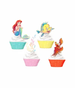 The Little Mermaid Cupcake Cases & Pick Set