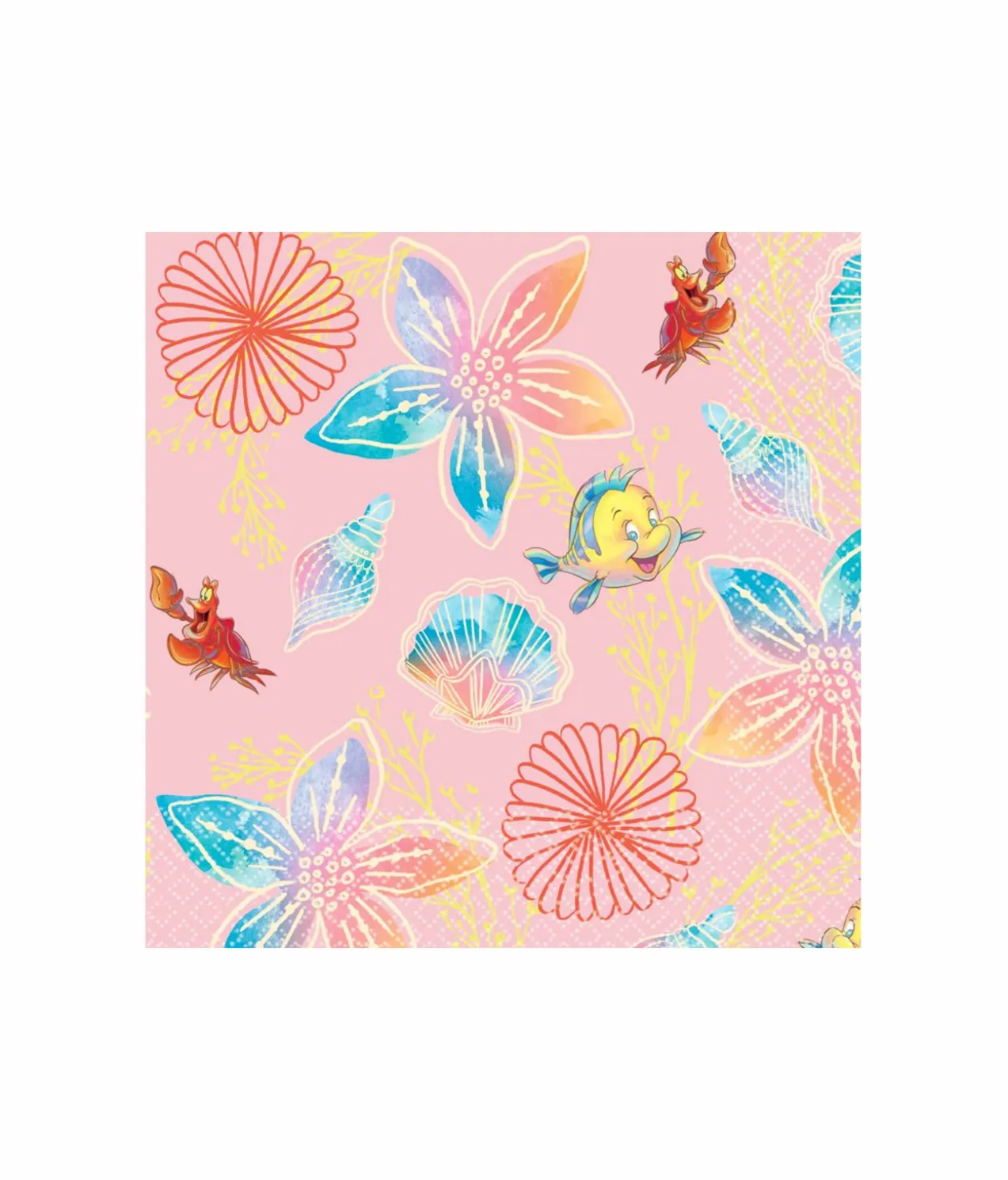 The Little Mermaid Lunch Napkins 16pk