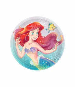 The Little Mermaid Round Paper Plates 8pk