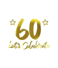 60th Let’s Celebrate Banner 1m