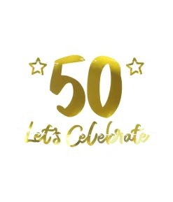 50th Let’s Celebrate Banner 1m