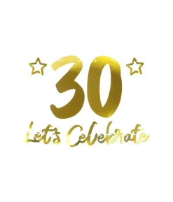 30th Let’s Celebrate Banner 1m