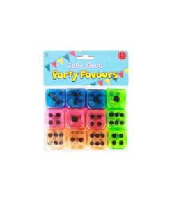 Transparent Dice 12pk