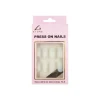 Transparent Round Press On Nails 24pc