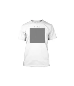 T-Shirt Print Front 25 x 30cm + Back 20 x 20cm