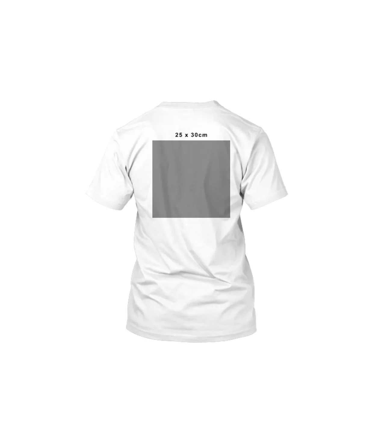 T-Shirt Print Front 25 x 30cm + Back 25 x 30cm