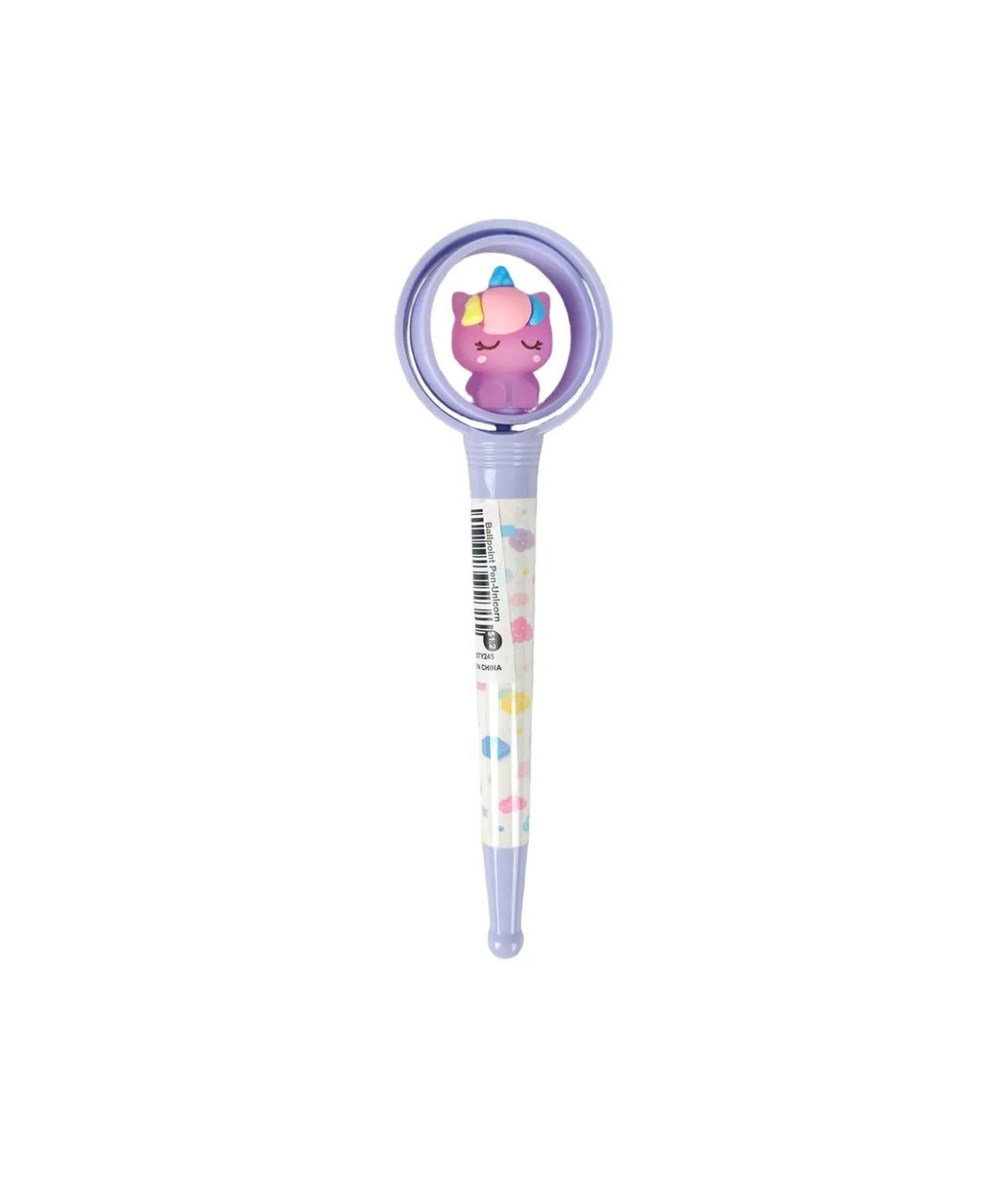 Turning Unicorn Cartoon Ballpoint Pen 17cm