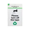 Turn Off Tap Sign 15x20cm