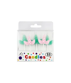 Unicorn Candles 5pk