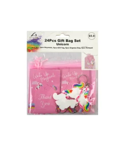Unicorn Gift Bag Set 24pc