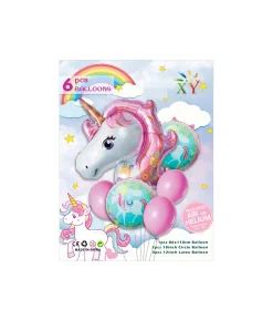 Unicorn Party Balloon Set 6pc