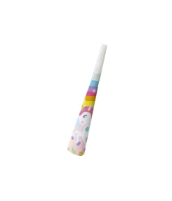 Unicorn Printed Party Horns 12pk