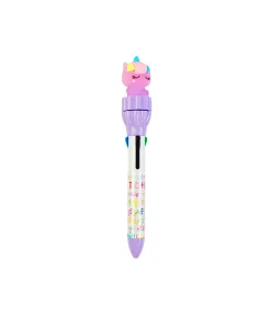 Unicorn Rotating Ballpoint Pen Assorted 16cm
