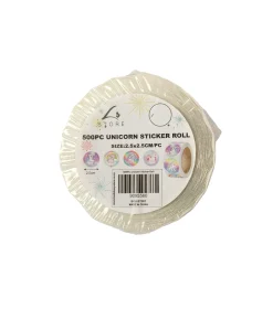 Unicorn Sticker Roll 2.5×2.5cm 500pc