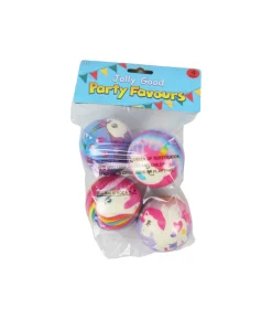 Unicorn Stress Ball 6.3cm 4pc