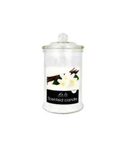 Vanilla Scented Candle In Glass Jar