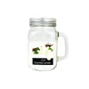Vanilla Scented Candle In Glass Handle Jar