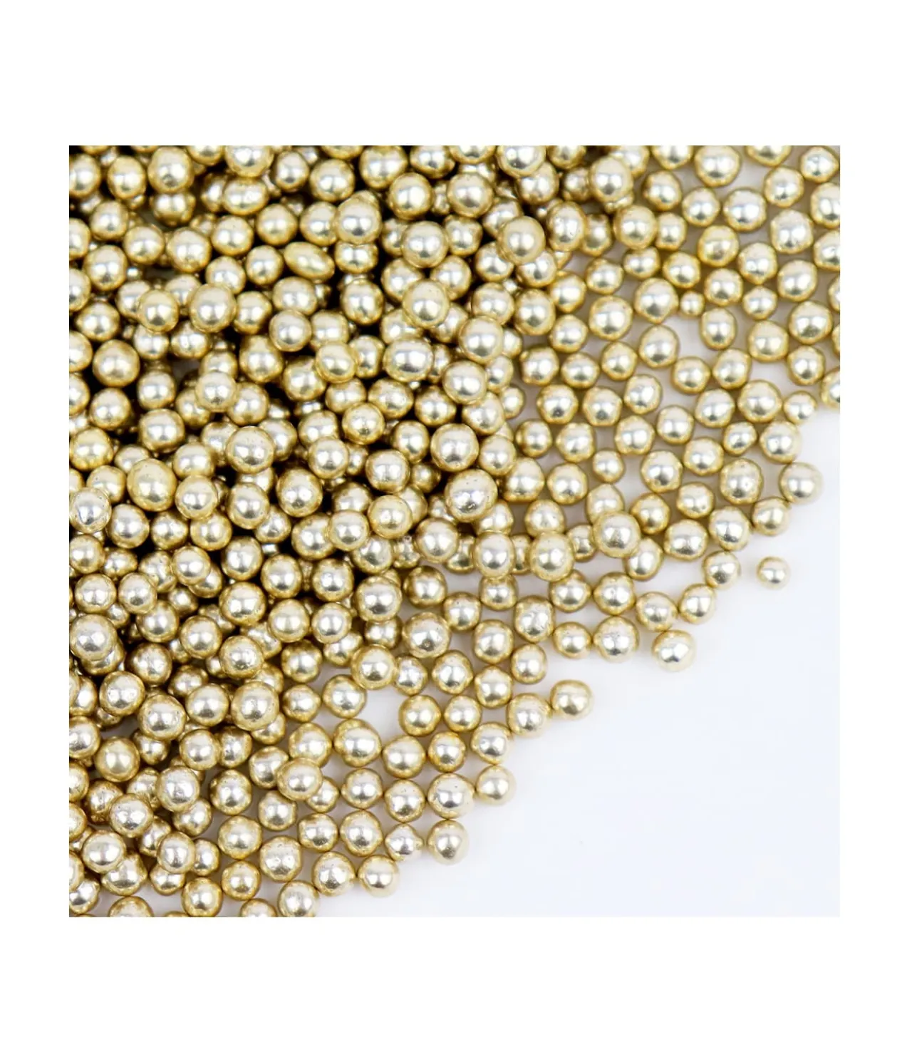 Vintage Gold Cachous Balls 4mm 90g