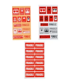 Warning Sticker 5 Sheet Assorted 14 x 25.5cm