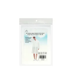 White Adults Rain Poncho 100g