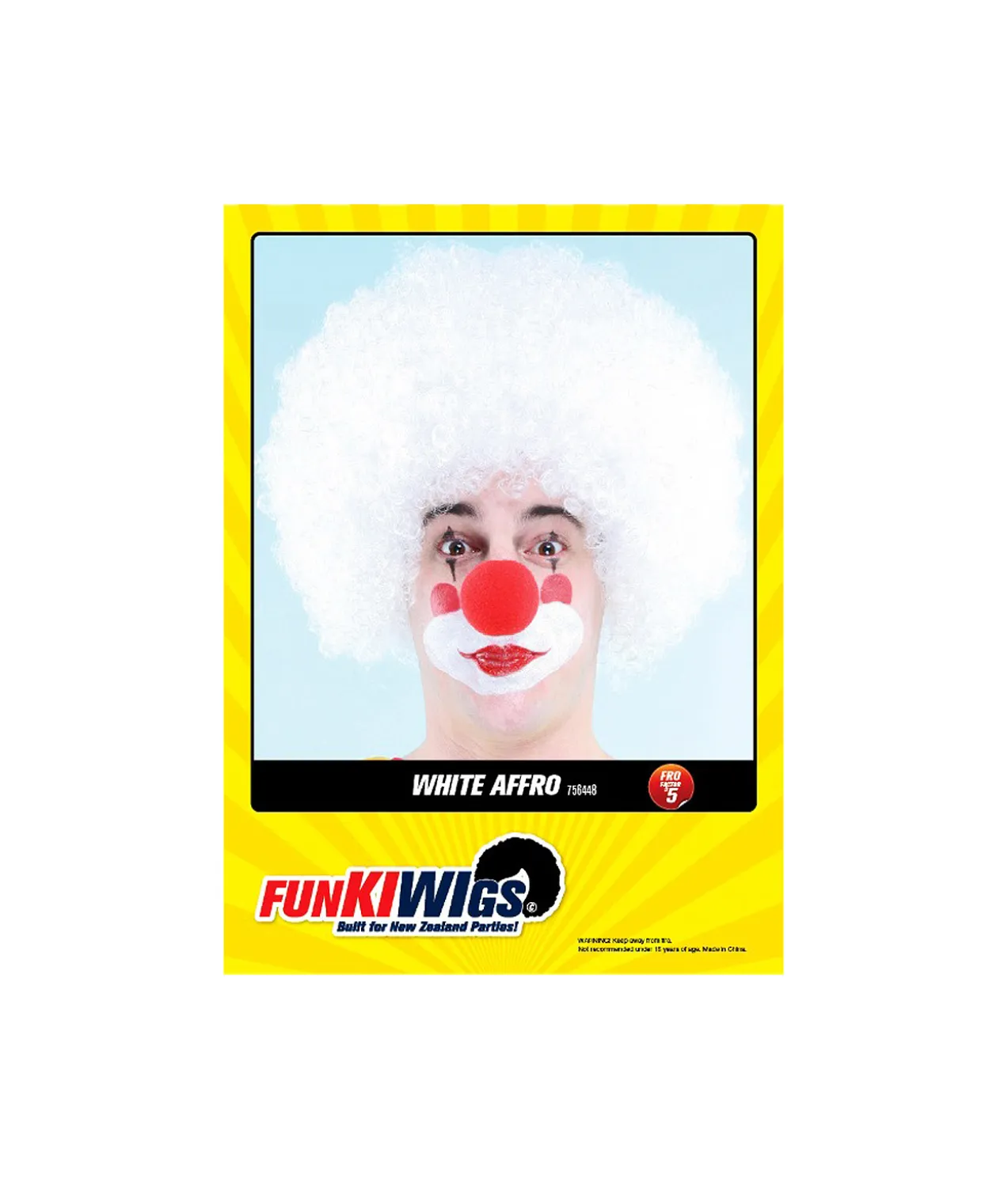 White Afro Fro Factor 5