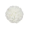 White Artificial Craft Rose Ball 18cm
