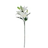 White Big Lily 3 Head 82cm