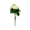 White Big Peony 5 Head 48cm