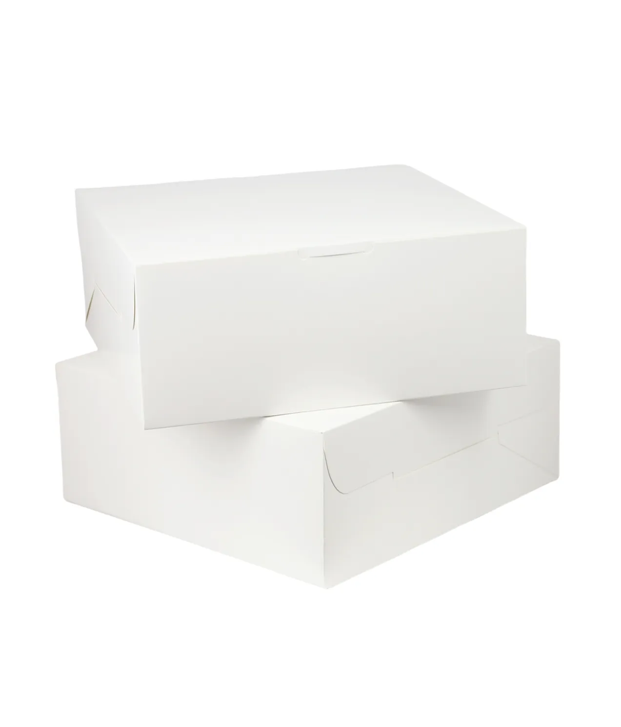 White Cake Box 12in 2pk 30 x 30 x 12.7cm