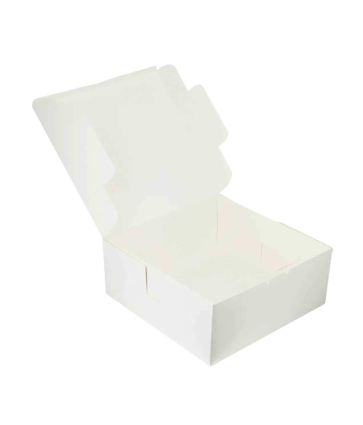 White Cake Box 12in 2pk 30 x 30 x 12.7cm