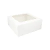 White Cake Box With Window 14in 2pk