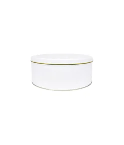 White Cake Tin Box 14.3cm