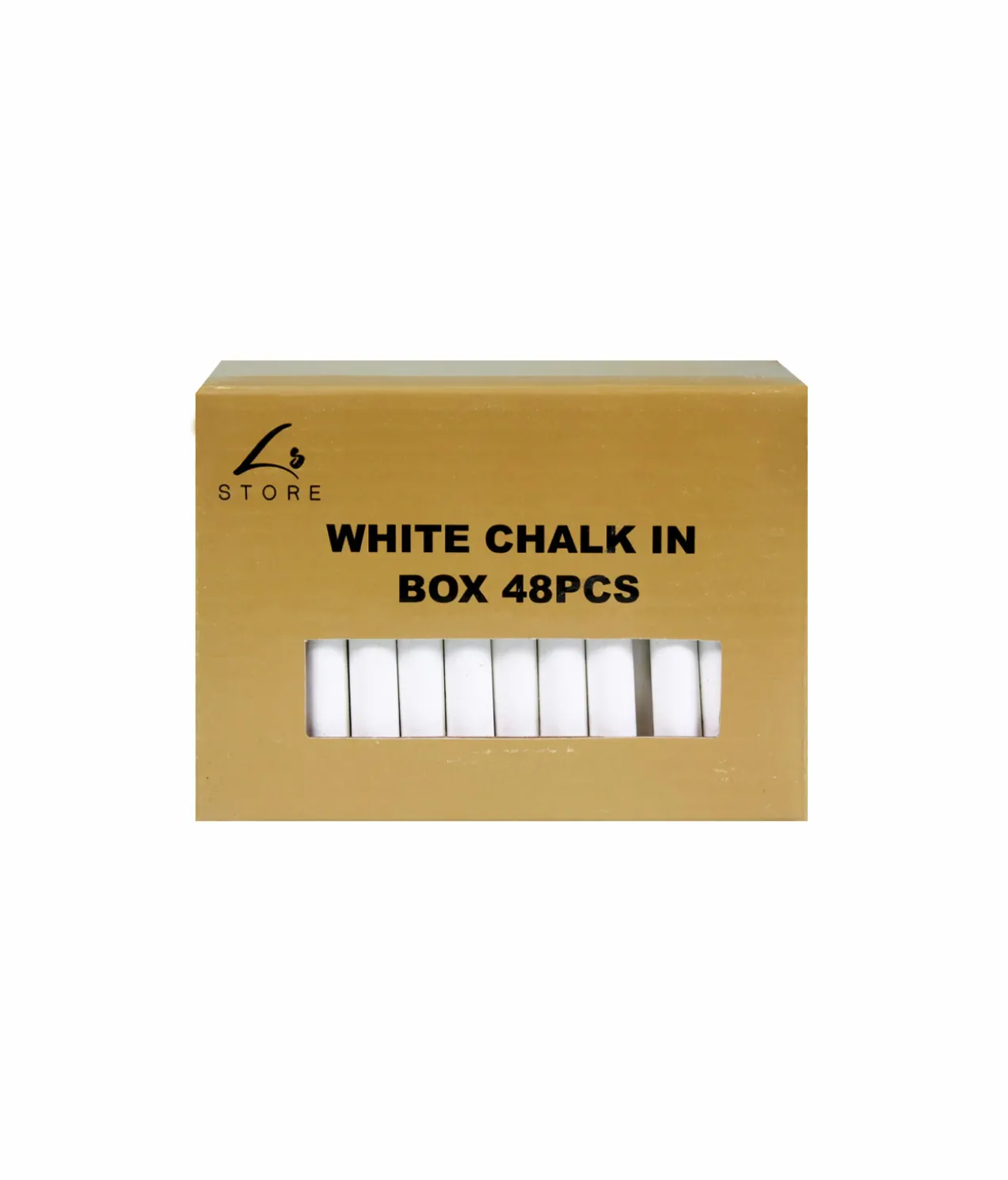 White Chalk In Box 48pc