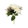 White Dahlia 9 Head 43cm