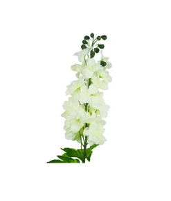 White Delbine Flower Single 80cm
