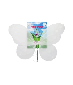 White Fairy Wings with Wand