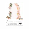 White Flower Wedding Arch Backdrop 1.2m