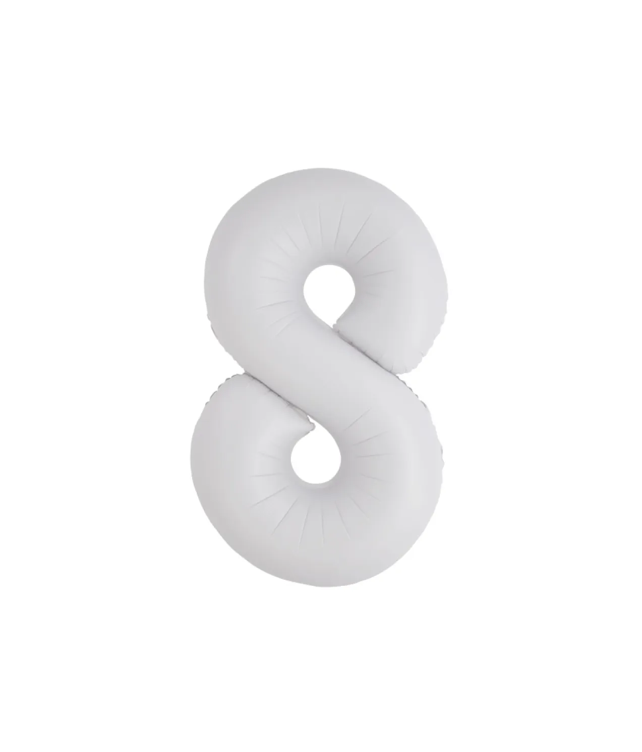 White Foil Matte Number 8