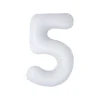 White Foil Matte Number 5