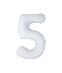 White Foil Matte Number 5