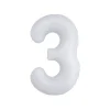 White Foil Matte Number 3