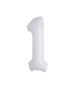 White Foil Matte Number 1